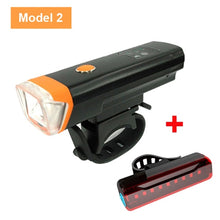 Load image into Gallery viewer, NEWBOLER Smart Rechargeable Bike Front and Rear Light Set