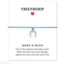 Load image into Gallery viewer, Bicycle Bike Charm Card Bracelets Bronze Jewelry Light Brown Wax Cords Women Men Girl Boy Christmas Gift