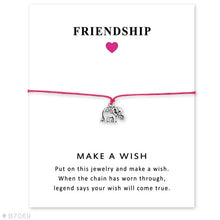 Load image into Gallery viewer, Bicycle Bike Charm Card Bracelets Bronze Jewelry Light Brown Wax Cords Women Men Girl Boy Christmas Gift