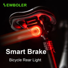 Load image into Gallery viewer, NEWBOLER Smart Auto Start Stop Bike LED Light Waterproof